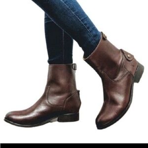 Frye Melissa Button Back Ankle Boot